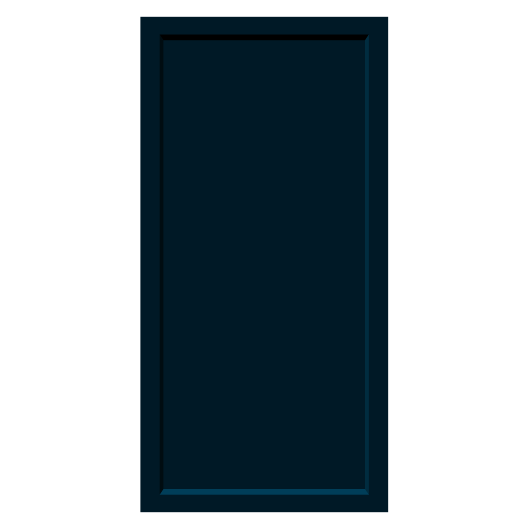 Shaker slender door fronts