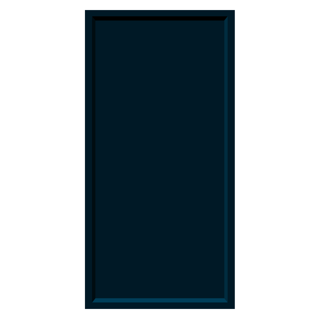 Shaker Slim door fronts in Merino Blue