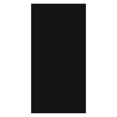 Pitch Black Supermatte+ finish on a slab door