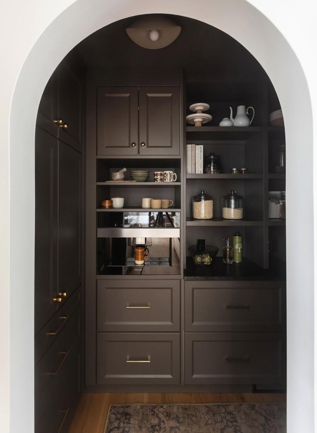 Shaker Signature cabinet door fronts in Cinder