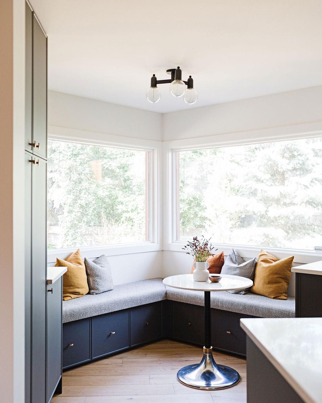 kitchen nook cabinetry