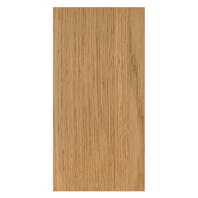 Ivory Oak Shinnoki Veneer finish on a slab door