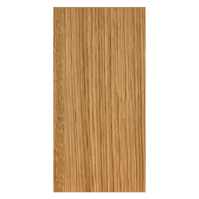Natural Oak Shinnoki Veneer finish on a slab door