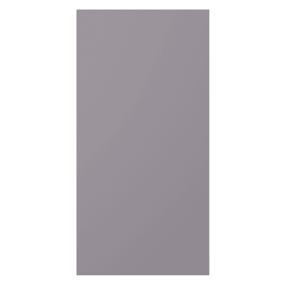 Lavender Pebble Supermatte finish on a slab door